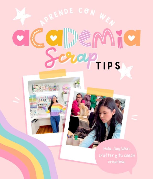 Academia Scraptips: aprende con Wen, crafter y coach creativa